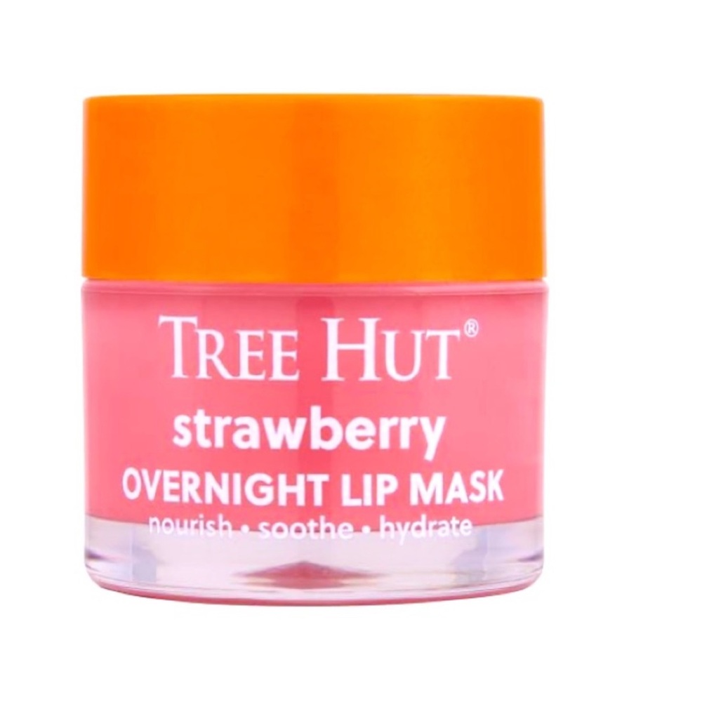Tree hut strawberry overnight lip, mask, TikTok viral